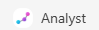 The Analyst agent icon in Microsoft 365 Copilot